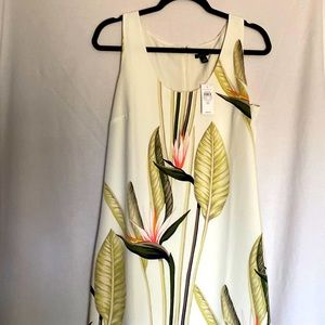 NWT - Ann Taylor tropical print dress